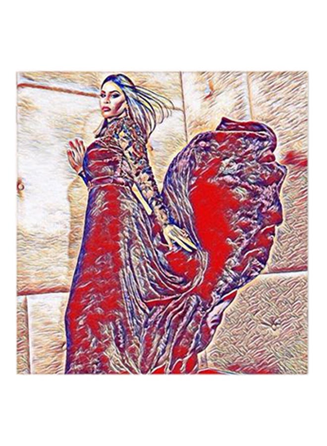 RYN Ahlam MDF Wall Art Multicolour - Image 1