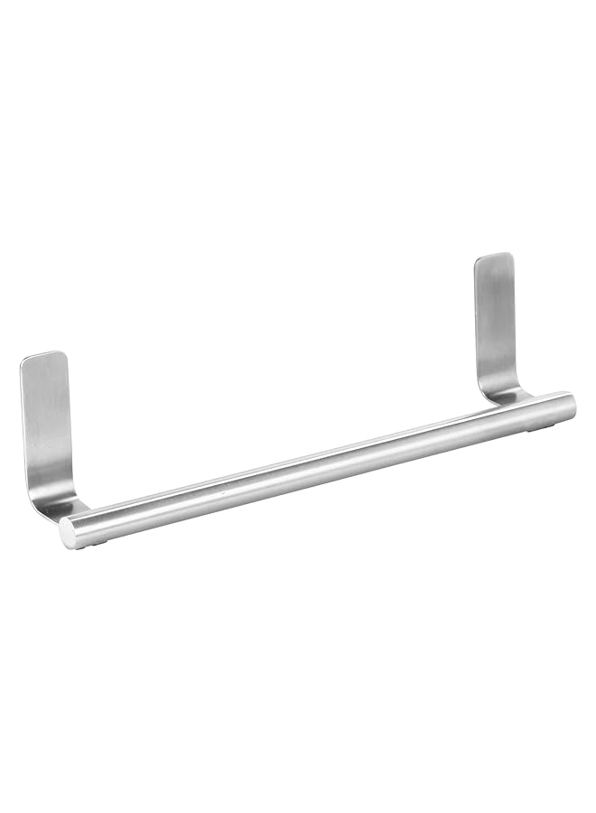 InterDesign 82700 Forma Self Adhesive Towel Bar Holder For Bathroom Kitchen Walls Cabinets Above Counters Set Of 1 Brushed Stainless Steel - Image 4