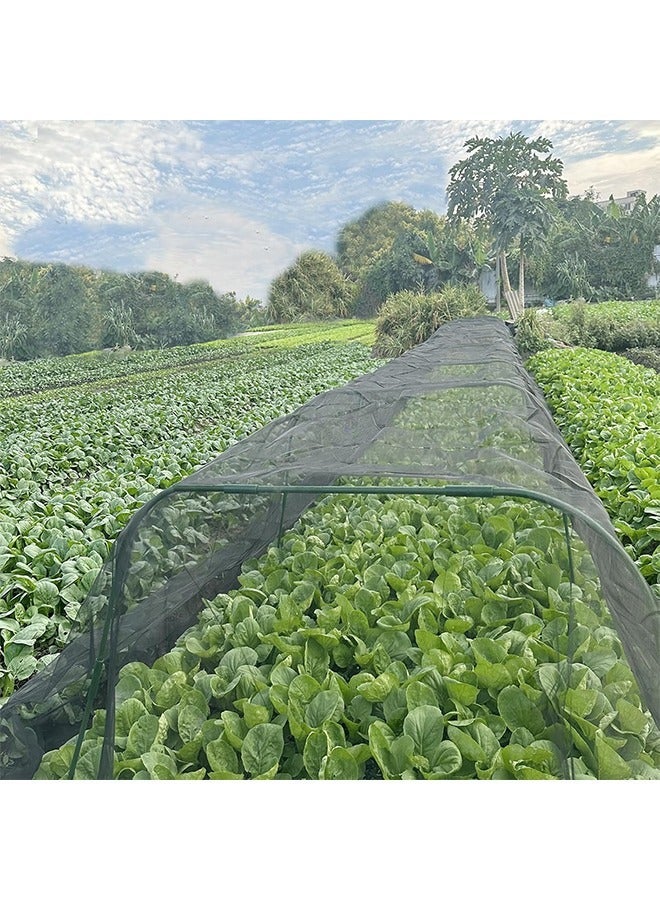 Sweet Life 10×39FT Thickened Black Nano PPT Garden Netting Mesh, Plant Covers Protection Ultra Fine Net for Vegetable Fruits Flowers Crops from Insect Pest Bug Birds Eating, 30% Shade Rate, Reusable &  Durable - Image 4