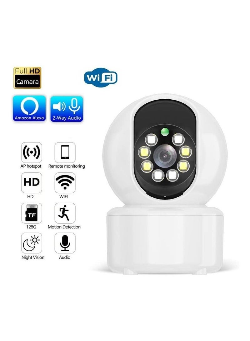 HD 8 Light CCTV Camera Baby monitor Wireless WiFi network intelligent surveillance camera - Image 2