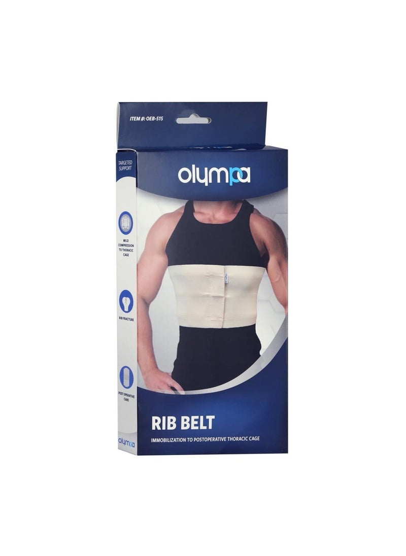 Olympa Rib Belt Beige Small Oeb-515  - Image 4