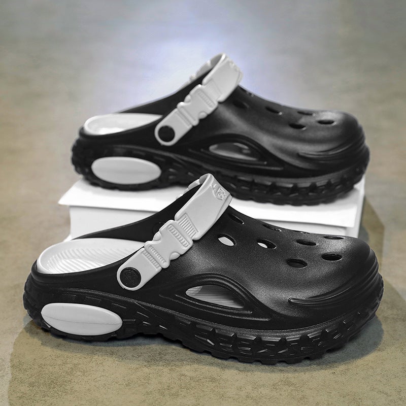 Plus-Size 2026 Spring New Style Closed-Toe Slippers For Men And Women, Outdoor Eva Sandals With A Soft Feel, Beach Shoes - Image 5