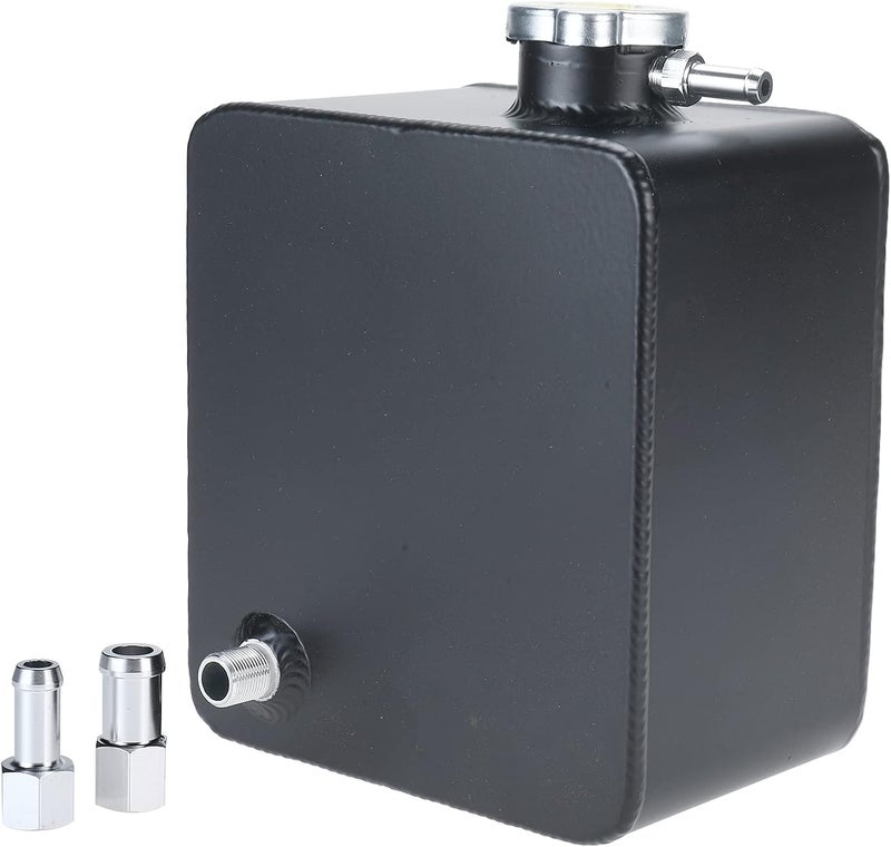 NovelBee 2.5L Universal Aluminium Alloy Water Coolant Header Overflow Expansion Tank Reservoir (Black) - Image 4