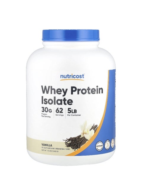 Nutricost, Whey Protein Isolate, Vanilla, 5 lbs (2,268 g)