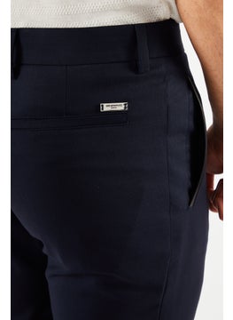 THE KOOPLES Men Regular Fit Solid Chino Pants, Navy  - Image 3