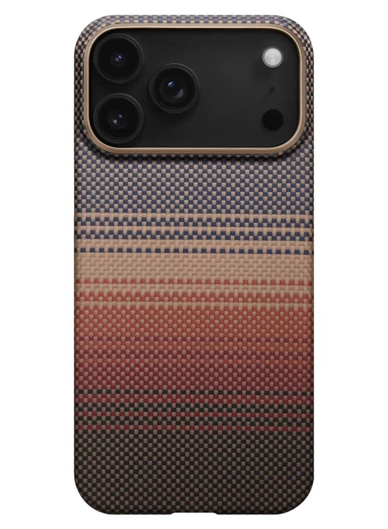 بيتاكا جراب نحيف للغاية لهاتف iPhone 17 Pro / لمسة PitaTap سلسة / تصميم خفيف الوزن / سهل التركيب / غطاء خلفي - غروب الشمس - Image 1