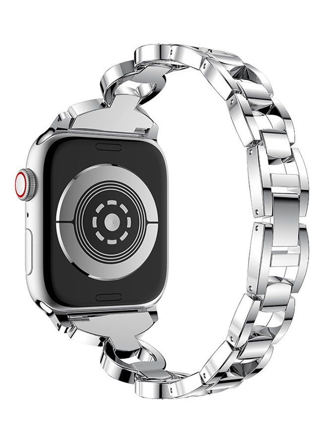 Voberry Replacement Band For Apple Watch Series 4 44mm Silver - Image 3