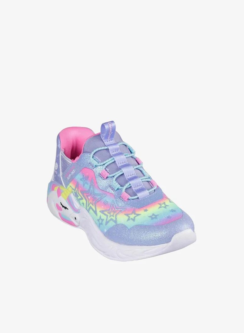 SKECHERS Girls UNICORN DREAMS Light-Up Sports Shoes