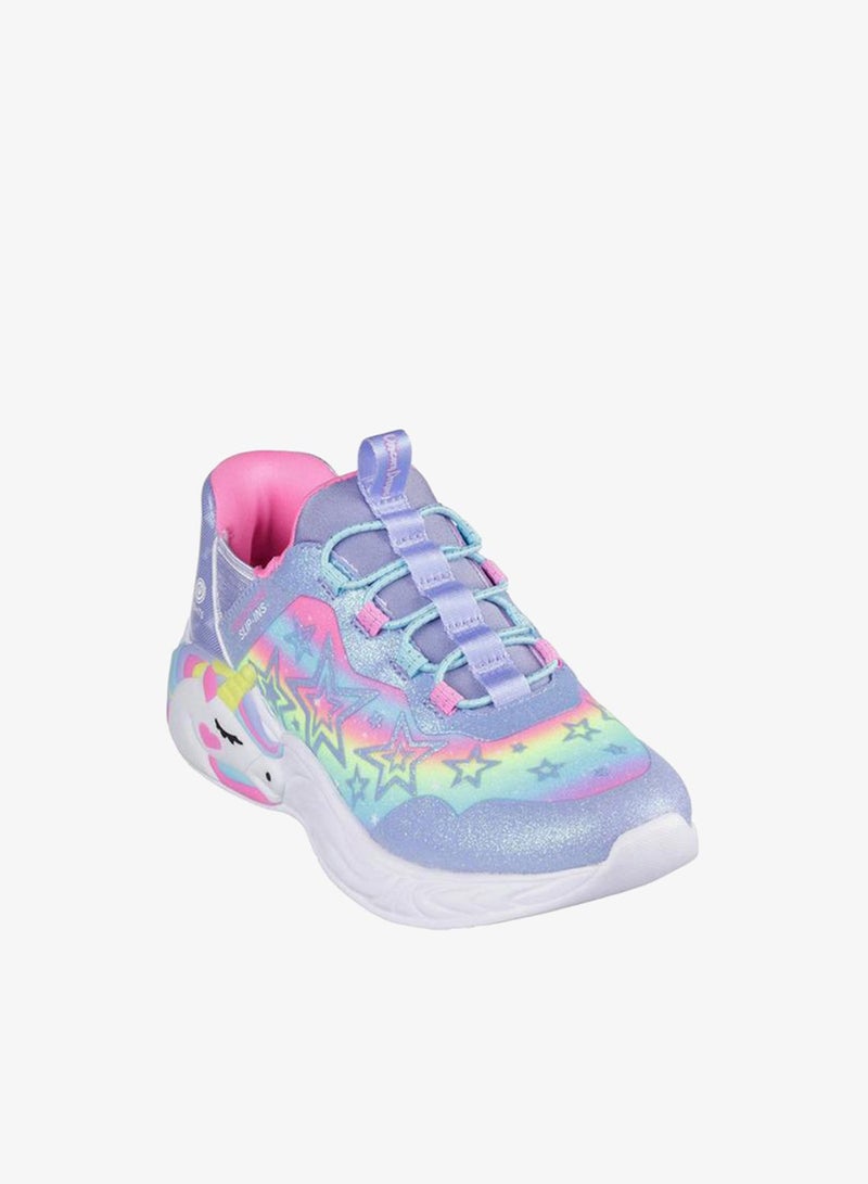 SKECHERS Girls UNICORN DREAMS Light-Up Sports Shoes - Image 3