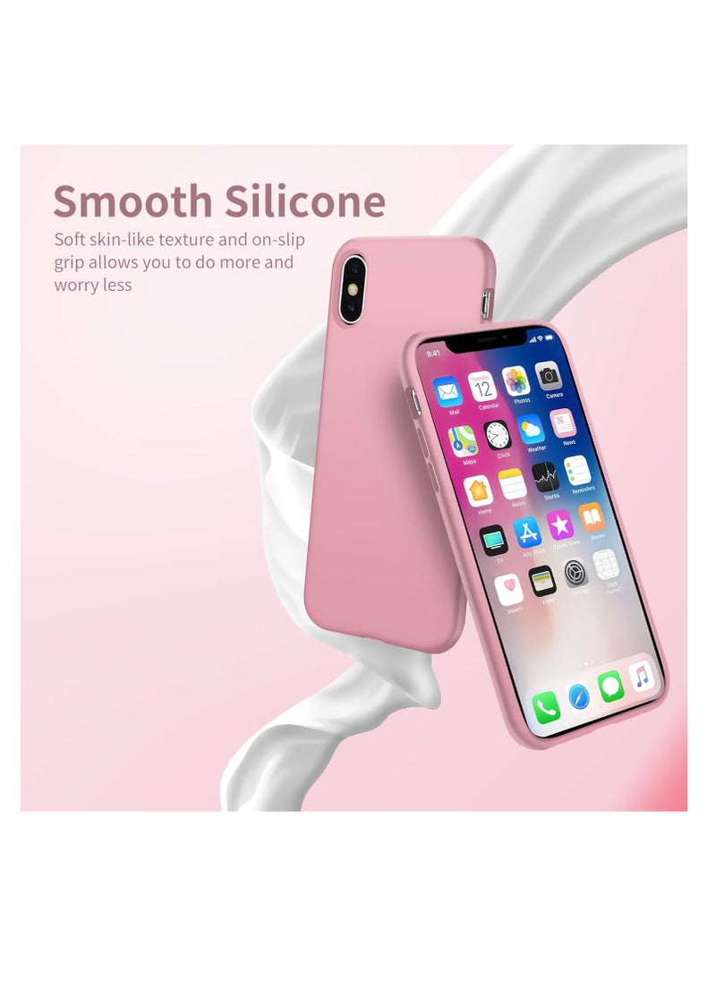 Generic - Compatible with iPhone X/iphone XS Case, Liquid Silicone Case, Full Body Protective Cover, Shockproof, Slim Phone Case - Image 1
