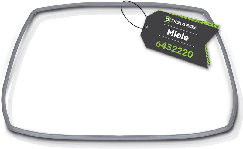 Dekarox ختم باب 480 × 360 مم شامل 4 خطافات متوافق مع Miele Imperial Quelle 6432220 للفرن والموقد - Image 1