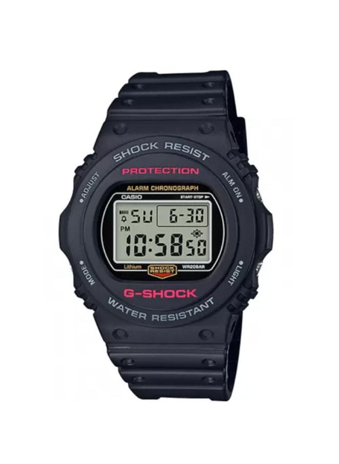 G-SHOCK - Resin Digital Wrist Watch DW-5750E-1DR - Image 1