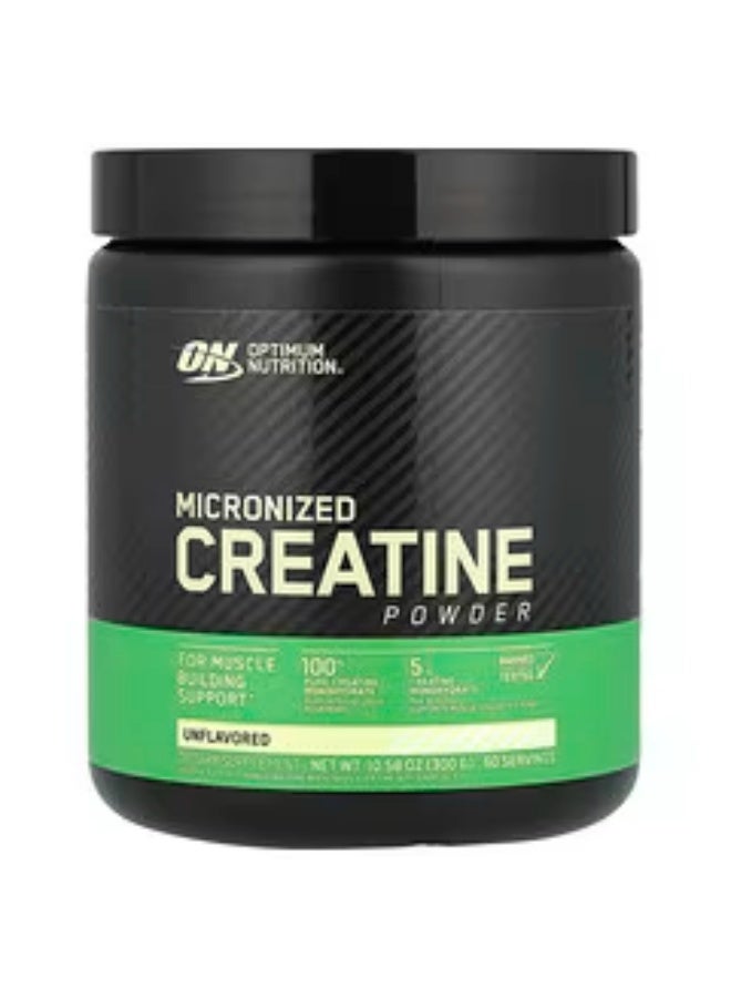 أون مسحوق أحادي هيدرات الكرياتين المجهري لدعم بناء العضلات - بدون نكهة، 300 جرام، 60 حصة - قد تختلف العبوة - Image 1