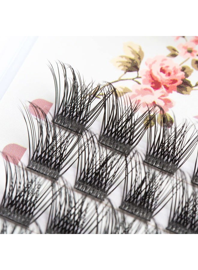 FinyDreamy 48Pcs Lash Clusters 3D Volume Effect Individual Lashes Clusters D Curl Cluster Lashes DIY Eyelash Cluster Extension At Home Reusable And Wispy Real Looking (Volume-12mm) - Image 3