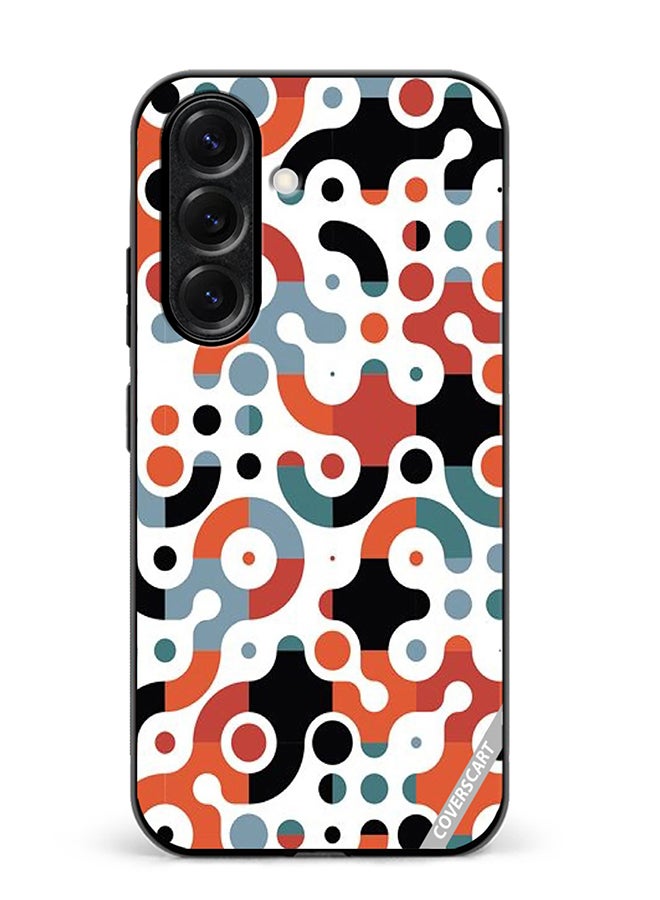VR CREATIVE Protective Case Cover For Samsung Galaxy A56 Geomatric Pattern Design Multicolour