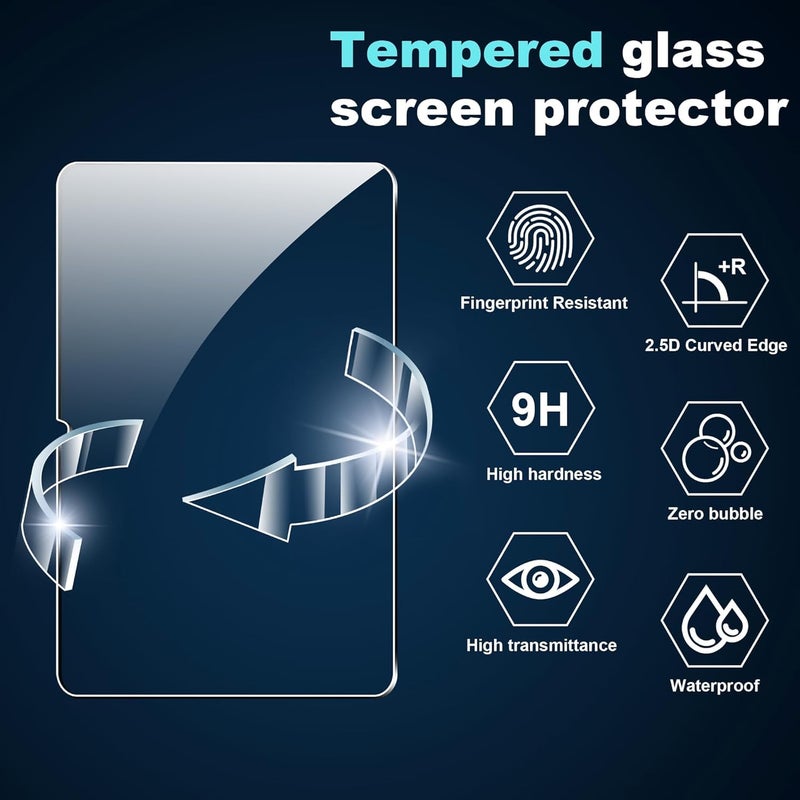 Vertus ® Premium Tempered Glass for Samsung Galaxy Tab S10 FE+ (13.1 Inch) Screen Protector, Full Coverage 9H Tempered Glass, HD Clear Scratch Resistant, Bubble-Free for Samsung Tab S10 FE Plus Screen Protector - Image 2
