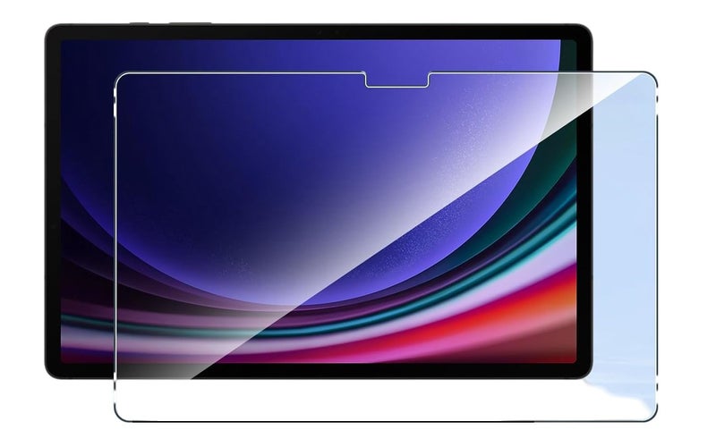 Vertus ® Premium Tempered Glass for Samsung Galaxy Tab S10 FE+ (13.1 Inch) Screen Protector, Full Coverage 9H Tempered Glass, HD Clear Scratch Resistant, Bubble-Free for Samsung Tab S10 FE Plus Screen Protector - Image 1