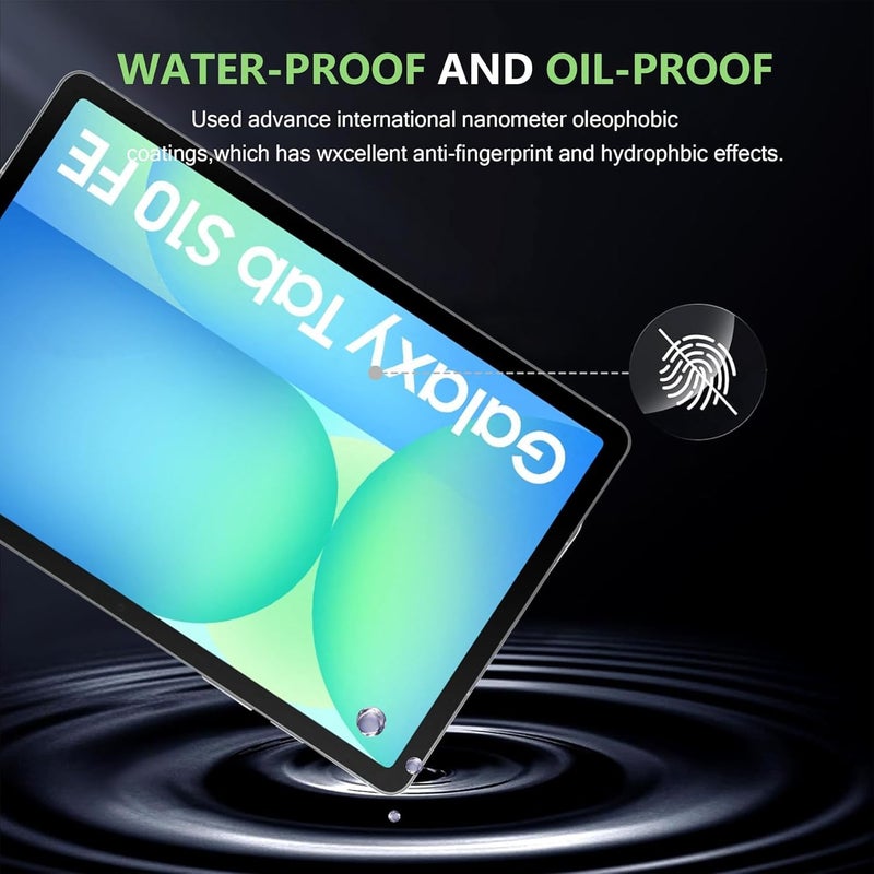 Vertus ® Premium Tempered Glass for Samsung Galaxy Tab S10 FE+ (13.1 Inch) Screen Protector, Full Coverage 9H Tempered Glass, HD Clear Scratch Resistant, Bubble-Free for Samsung Tab S10 FE Plus Screen Protector - Image 5