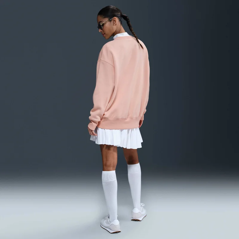 Nike Peach Women's France Phoenix Fleece Sweatshirt for Women | Best Price UAE
