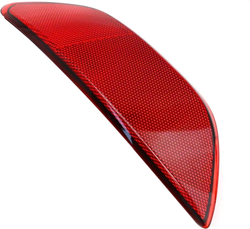 Saihisday 95863110500 مصباح عاكس المصد الخلفي الأيسر LED بديل للجانب السائق باللون الأحمر لسيارة بورش كايين 2011 2012 2013 2014 - Image 1