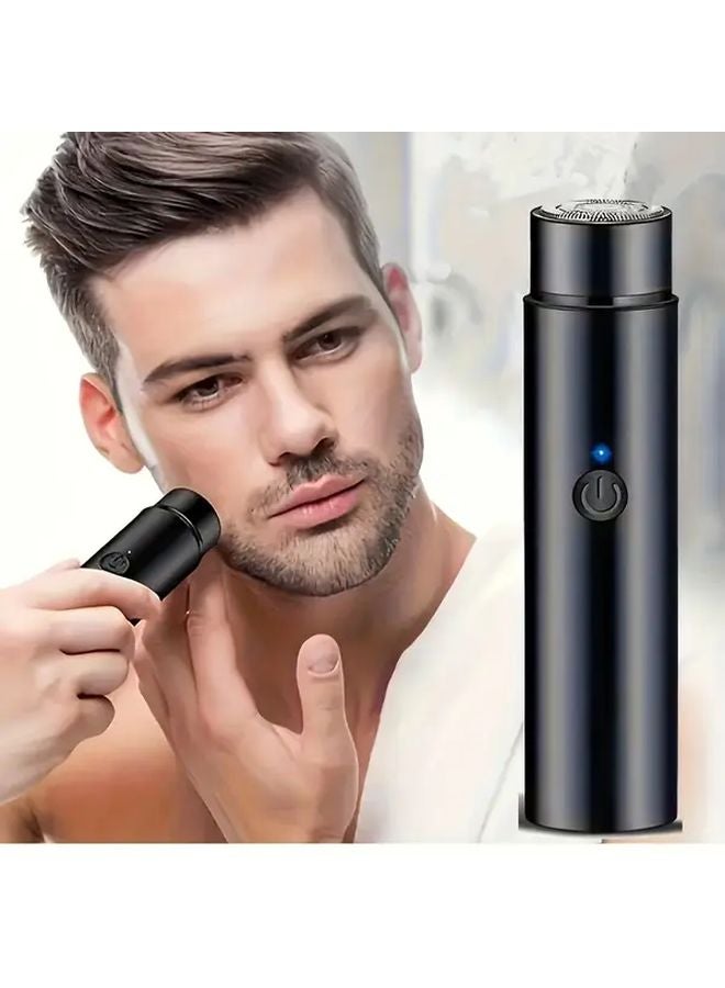 HS Mini Electric Shaver Trimmer Wireless Charging Portable For Face Eyebrows Lips - Image 2