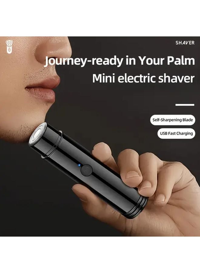 HS Mini Electric Shaver Trimmer Wireless Charging Portable For Face Eyebrows Lips - Image 3