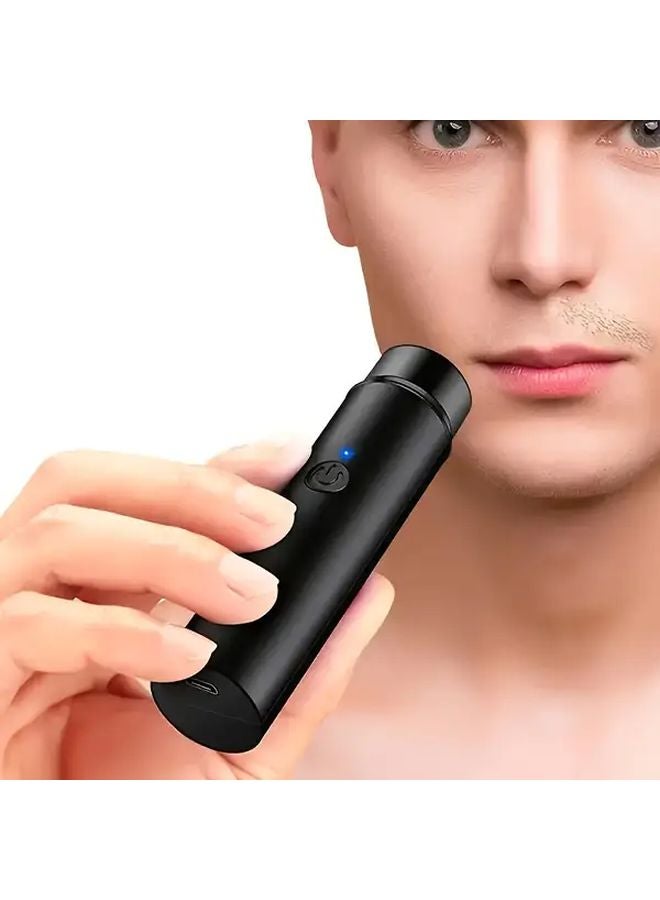 HS Mini Electric Shaver Trimmer Wireless Charging Portable For Face Eyebrows Lips - Image 5