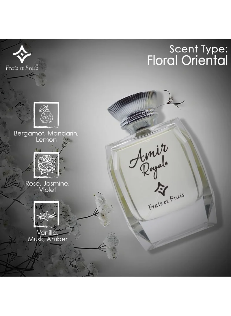 Frais Et Frais Frais Et Frais Luxury Fragrances Box - EDP - For Him &amp; Her 100ML - Floral Oriental &amp; Oriental Woody - Inspired by Ralph Lauren Romance &amp; Valaya Parfums de Marly