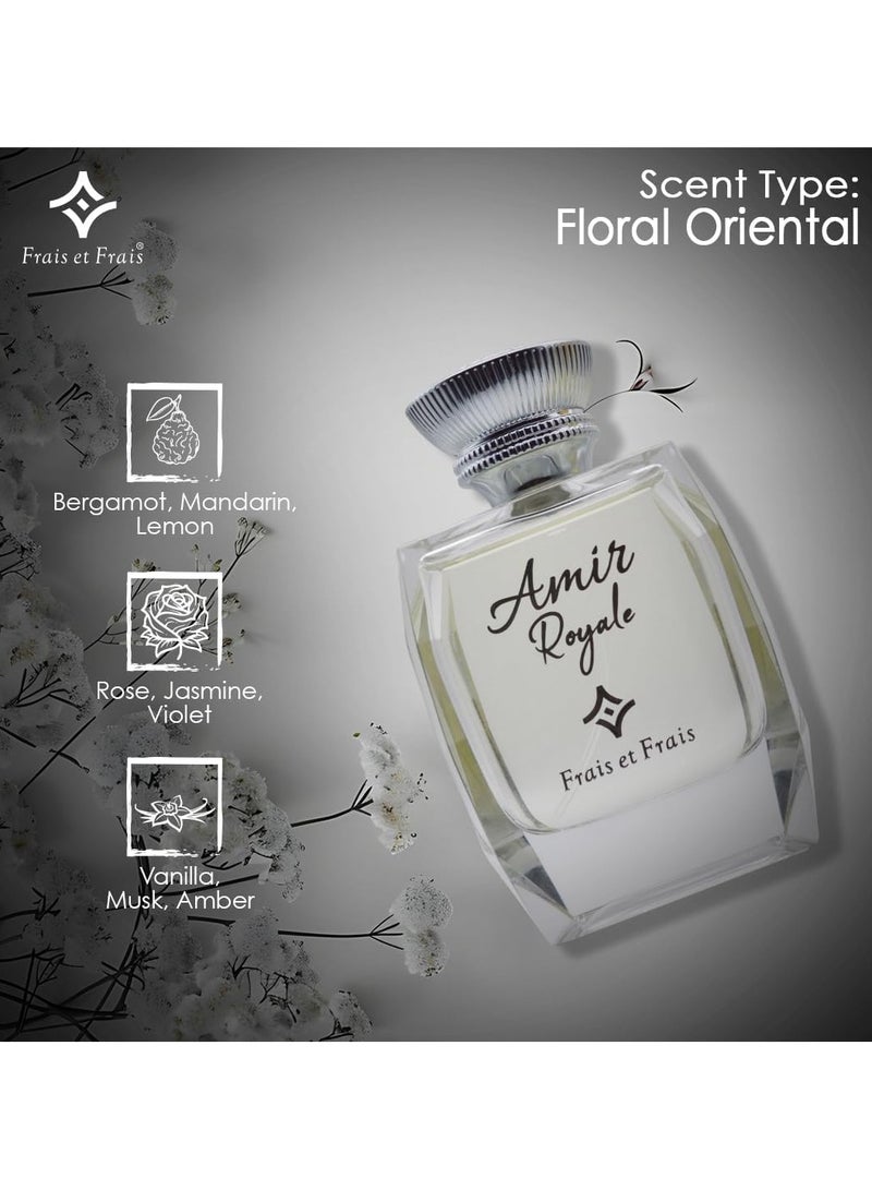 فريز ات فريز صندوق عطور فاخر فرايس آند فرايس - أو دو بارفان - له ولها  مل - زهري شرقي وشرقي خشبي - مستوحى من رالف لورين رومانس وفالايا بارفيومز دي مارلي - Image 4