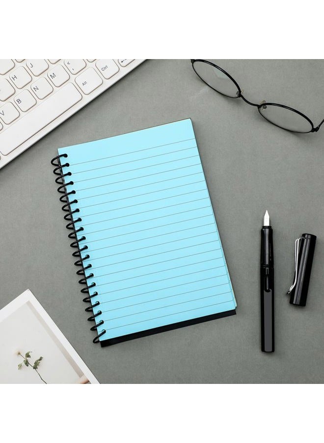 Eaasty 6 Pack Spiral Notebook 5 x 7 Inch College Ruled Colored Paper Notebook Lined Paper Composition Notebook Perforated Notepad Memo Books for Journaling School Office, 80 Sheet/Pack (Pastel Color) - Image 3