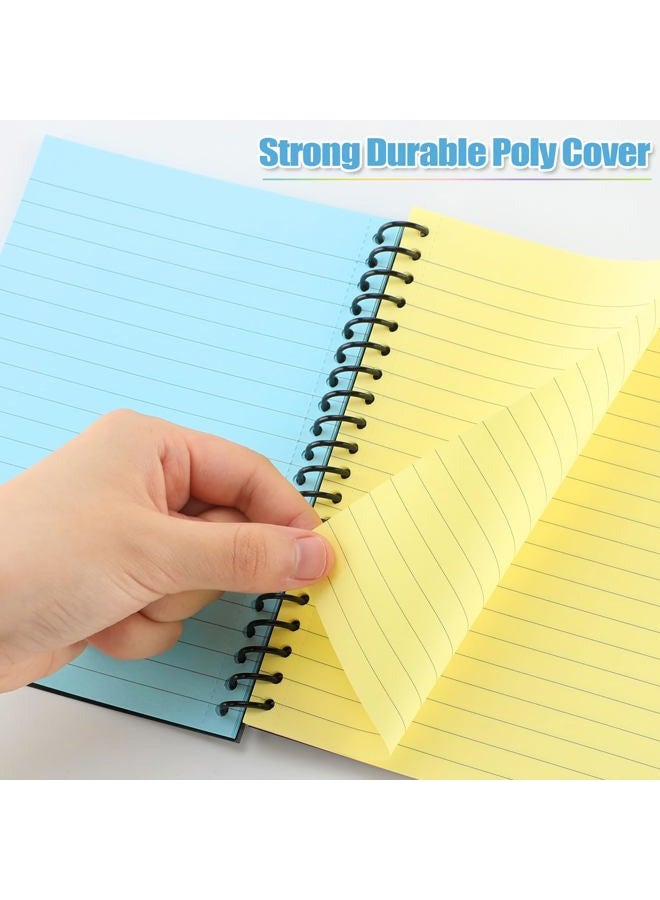 Eaasty 6 Pack Spiral Notebook 5 x 7 Inch College Ruled Colored Paper Notebook Lined Paper Composition Notebook Perforated Notepad Memo Books for Journaling School Office, 80 Sheet/Pack (Pastel Color) - Image 5