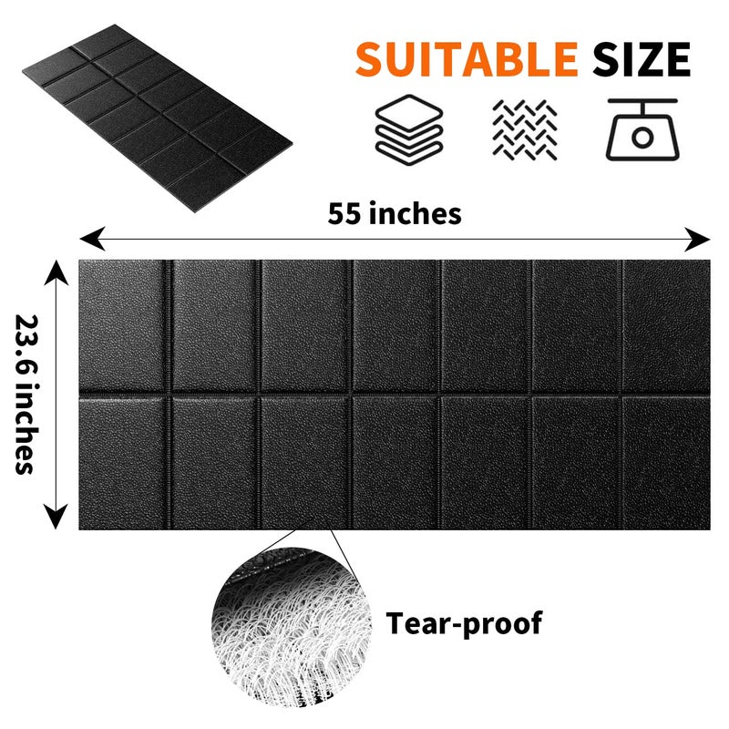 Stepwaver Walking Pad Mat for Carpet, Treamill Mat for Hardwood Floors, High Density, 1/4 Thickness, Folable, Floor Protection for Bike, Elliptical, Treadmill - Image 2