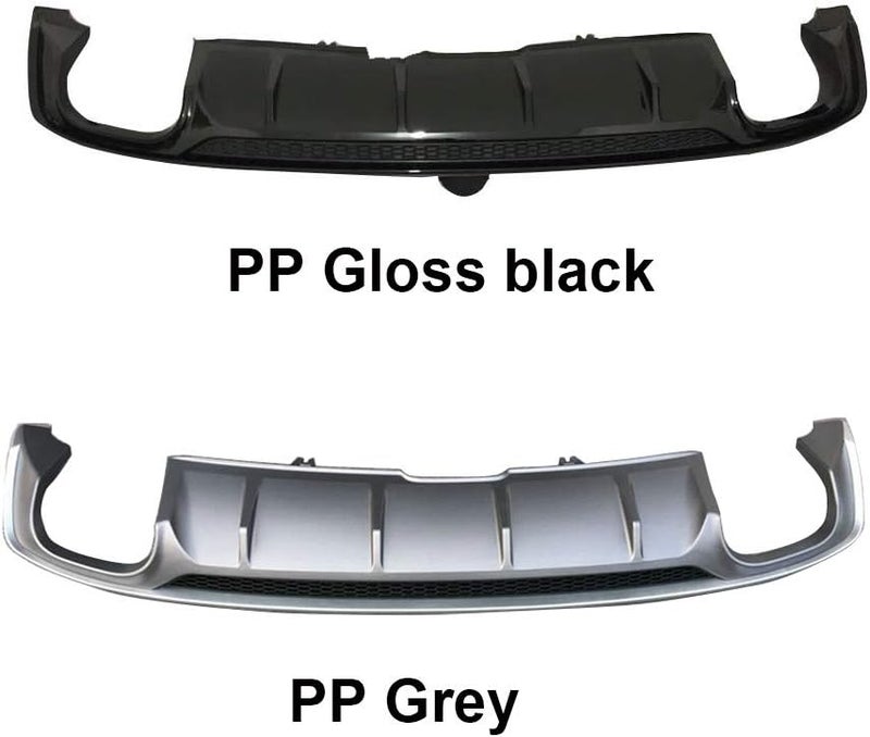 QASULER Car Rear Bumper Diffuser Lip Spoiler for A5 Hatchback 2017-2019 - Image 2