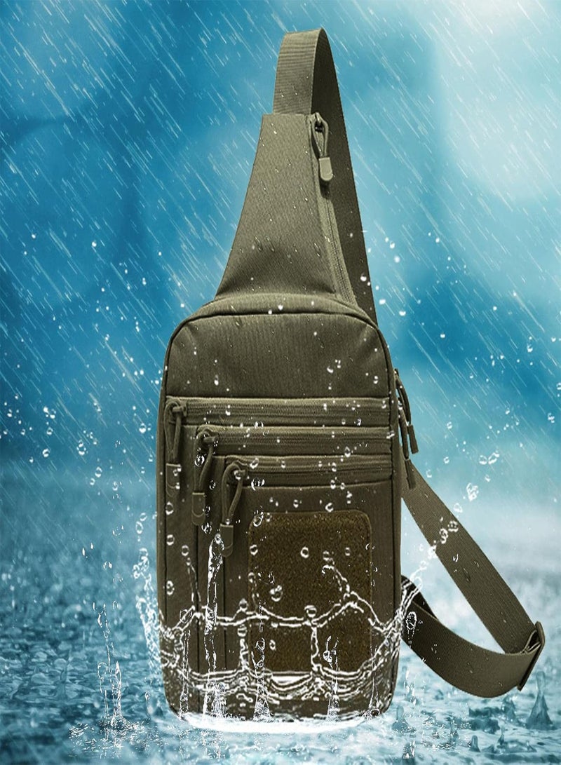 GGOOT Travel Sling Crossbody Bag | Large Capacity Sling Crossbody Bag with Adjustable Shoulder Strap - Sling Crossbody Daypack Bags with Huge Capacity for Hiking, Gym, Travel, Outdoor Activities - Image 2