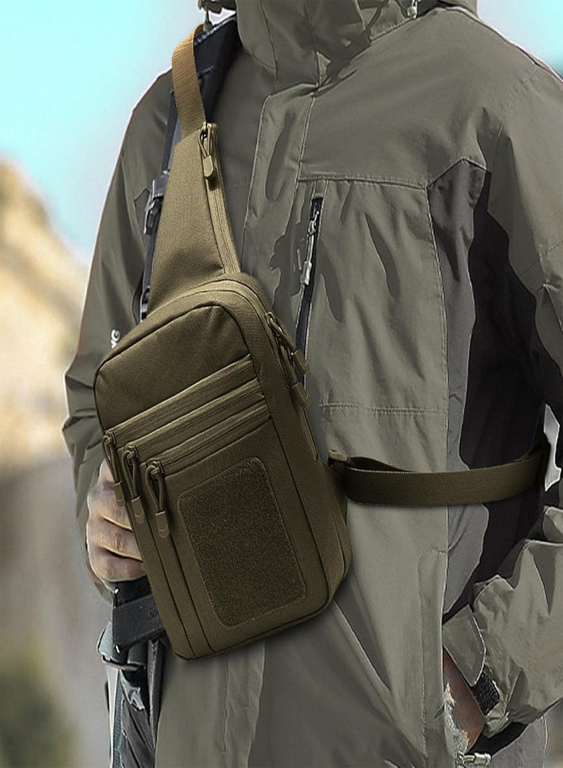 GGOOT Travel Sling Crossbody Bag | Large Capacity Sling Crossbody Bag with Adjustable Shoulder Strap - Sling Crossbody Daypack Bags with Huge Capacity for Hiking, Gym, Travel, Outdoor Activities - Image 5