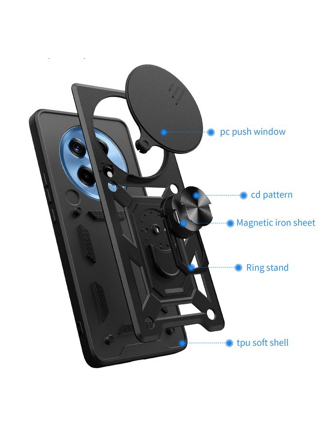 erorex Case For OnePlus 12R 5G / Ace 3 5G Sliding Camera Cover Design TPU Hybrid PC Phone Case - Image 3