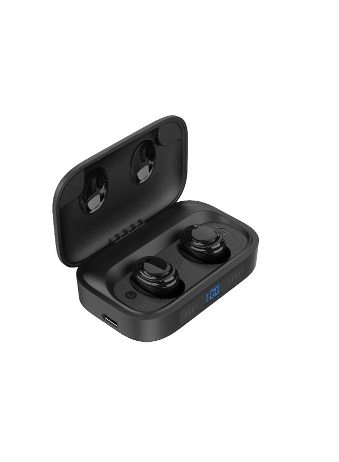 Energizer UB2610 TWS Wireless Earbuds with 2400mAh Power Bank Case, Bluetooth 5.0, Touch Control, Deep Bass Sound, and Up to 25 Hours Playtime Black - Image 2