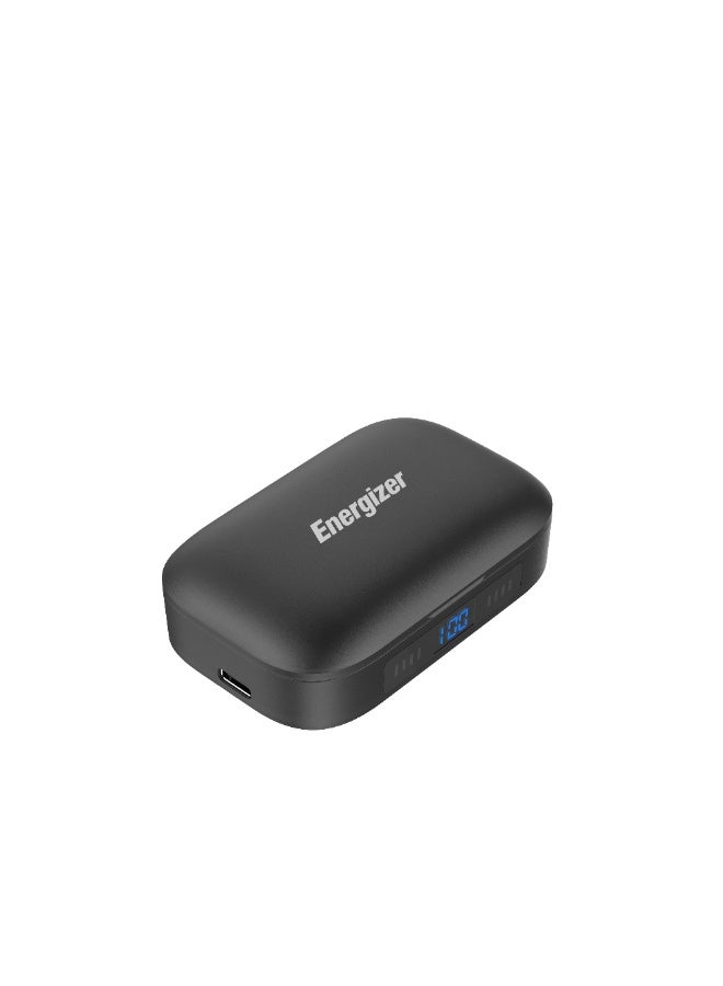 Energizer UB2610 TWS Wireless Earbuds with 2400mAh Power Bank Case, Bluetooth 5.0, Touch Control, Deep Bass Sound, and Up to 25 Hours Playtime Black - Image 3