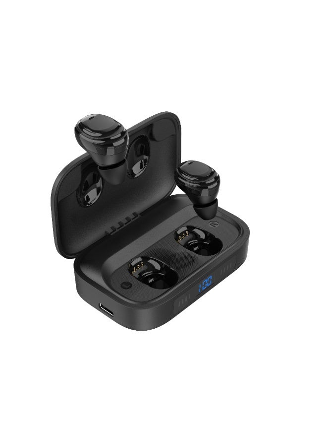 Energizer UB2610 TWS Wireless Earbuds with 2400mAh Power Bank Case, Bluetooth 5.0, Touch Control, Deep Bass Sound, and Up to 25 Hours Playtime Black - Image 1