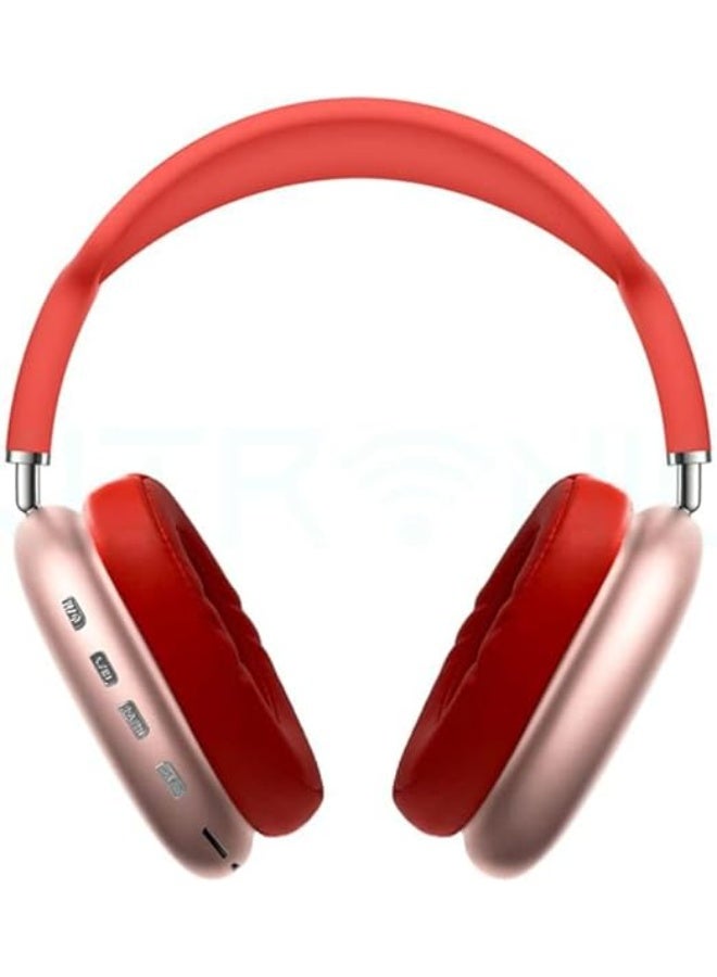 سماعة بلوتوث P9 أوفر إير (Generic) شحن Type-C، ميكروفون مدمج، دعم كارت ميموري وAUX