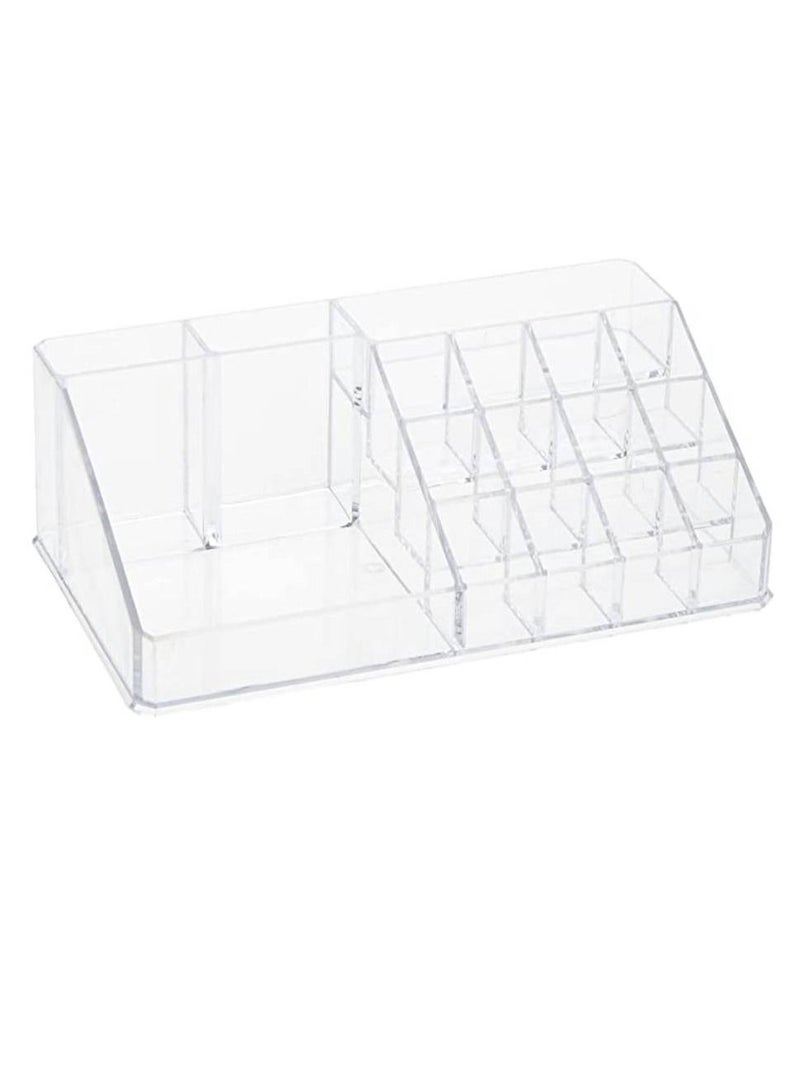 Yuwell Cosmetic Makeup Organizer With 3 Drawers And Brush Organizer Acrylic Skin Care Storage Display Case For Bathroom Countertop And Bedroom Vanity Dresser - Image 3