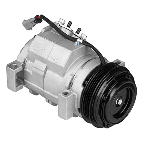 ILONPA New AC Air Condition Compressor with Clutch for 2006-2014 Chevrolet Express 1500 2500 3500, for 2010-2013 Suburban 1500 2500 Cadillac Escalade & GMC Yukon XL/Savana, 2000-2009 Tahoe 4.8L 5.3L 6L 6.2L - Image 1