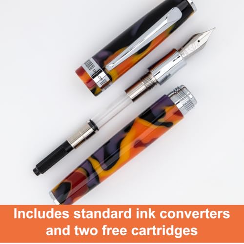 MONTEVERDE USA People of the World Fountain Pen (Dogon) - Medium Nib - Premium Pen for Men & Women, Perfect for Office, Business, School, Gifts, Journaling, Autographs - Image 4