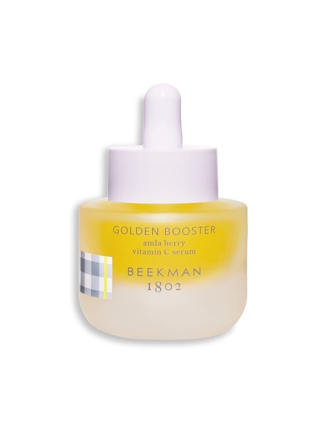 Beekman 1802 Golden Booster Amla Berry Serum - 0.5 fl oz - Plant-Based Vitamin C Alternative - Evens Skin Tone & Reduces Appearance of Dark Spots - Good for Sensitive Skin - Cruelty Free - Image 1
