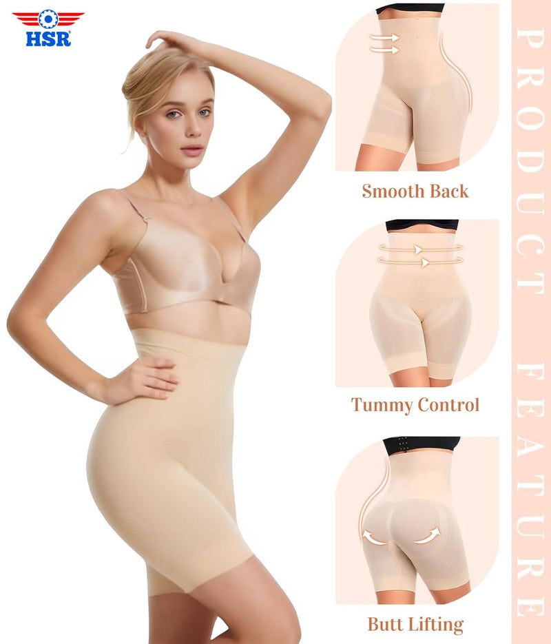 HSR Soft Breathable High Waisted Body Shaper, Waist Shapewear Tummy Control for Women Beautiful Curves, ONE Size (Fits Waist : 30 to 39 Inch) - Image 2