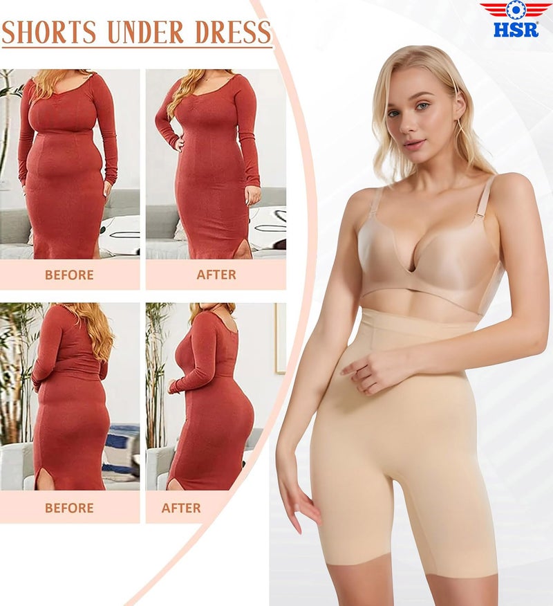 HSR Soft Breathable High Waisted Body Shaper, Waist Shapewear Tummy Control for Women Beautiful Curves, ONE Size (Fits Waist : 30 to 39 Inch) - Image 3