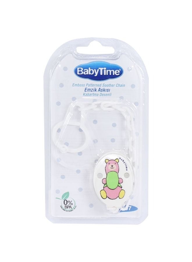 Baby Time Baby Embrossed Patterned Clips