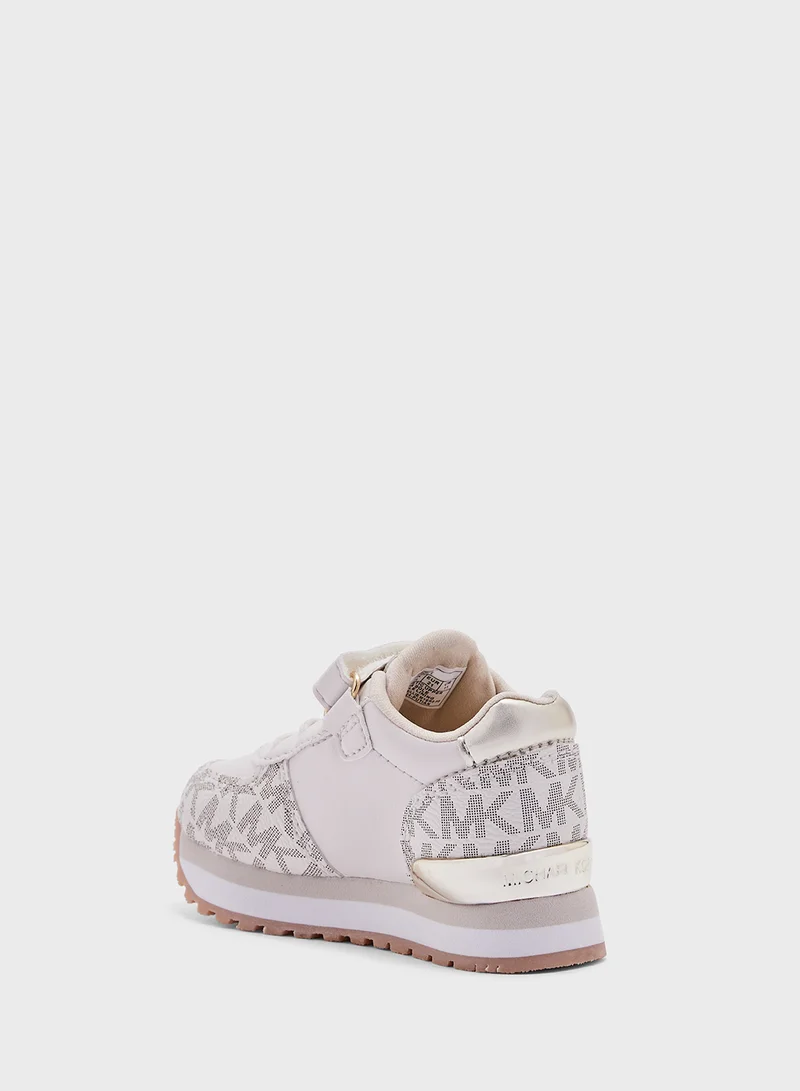 Michael Kors Kids Train 89 Sport Ps Low Top Sneakers