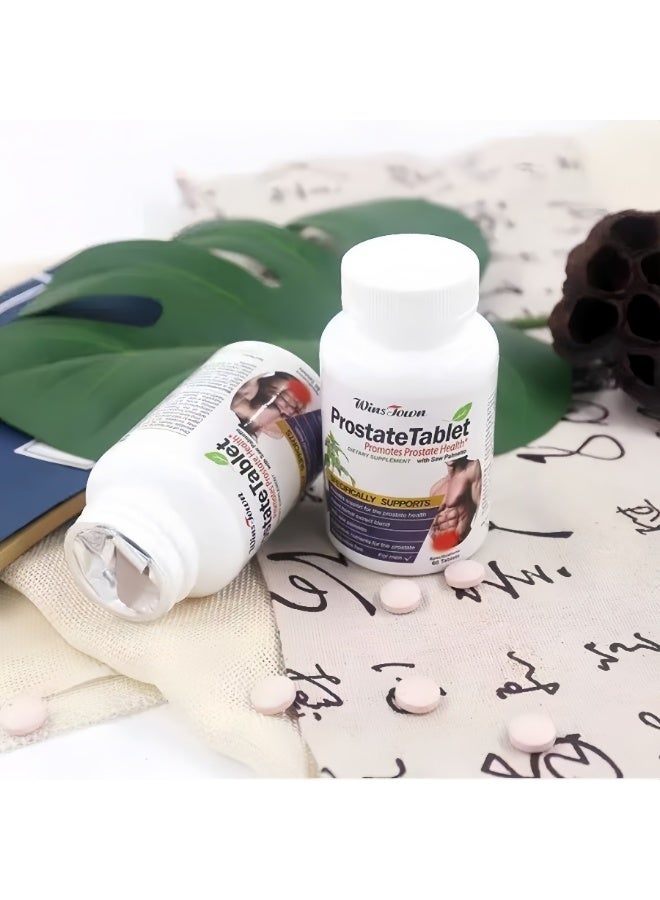 WinsTown Prostate Tablet (60 Tablets) - Natural Saw Palmetto Supplement for Men's Prostate & Urinary Health - Image 4