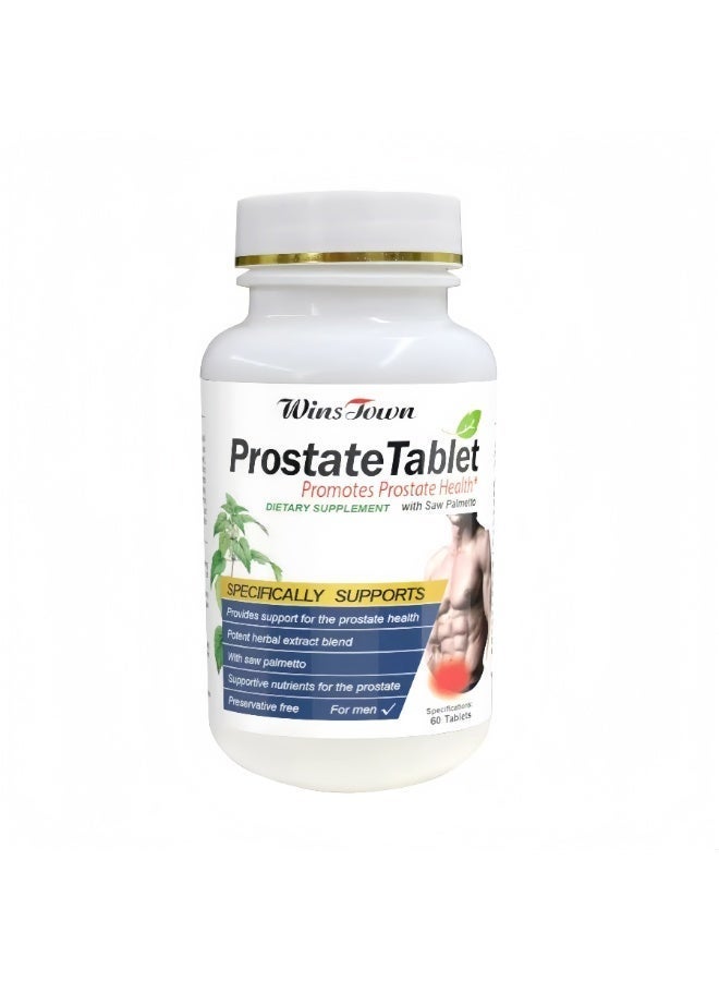 WinsTown Prostate Tablet (60 Tablets) - Natural Saw Palmetto Supplement for Men's Prostate & Urinary Health - Image 3